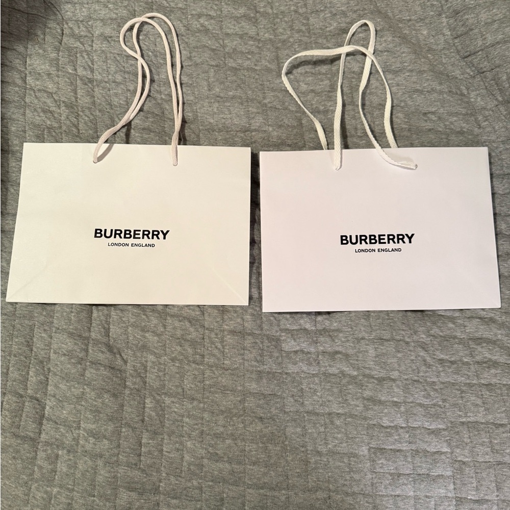 Burberry Classic White Gift Bags